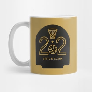 caitlin clark gold version Mug